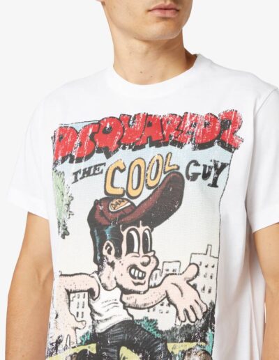 T-Shirt DSQUARED2 Cigarette Fit për Djemtë Cool